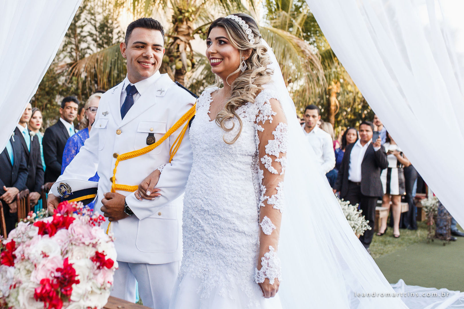 Casamento no Bella Faria Eventos, do casal Tamires e Douglas