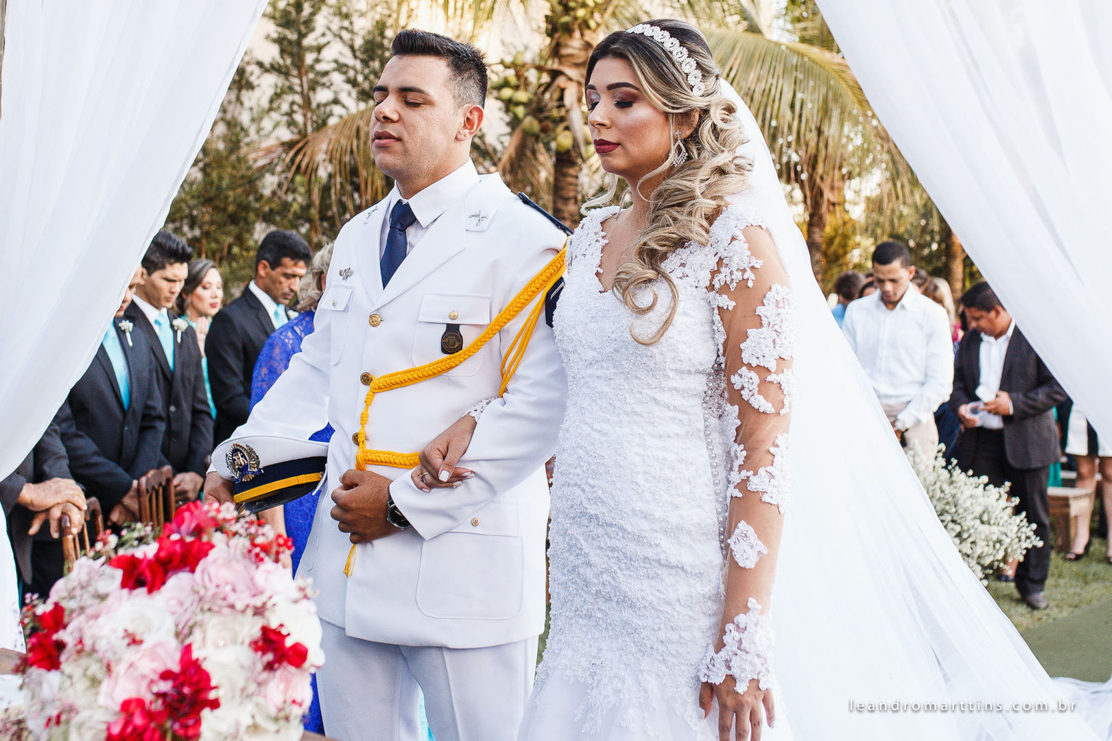 Casamento no Bella Faria Eventos, do casal Tamires e Douglas