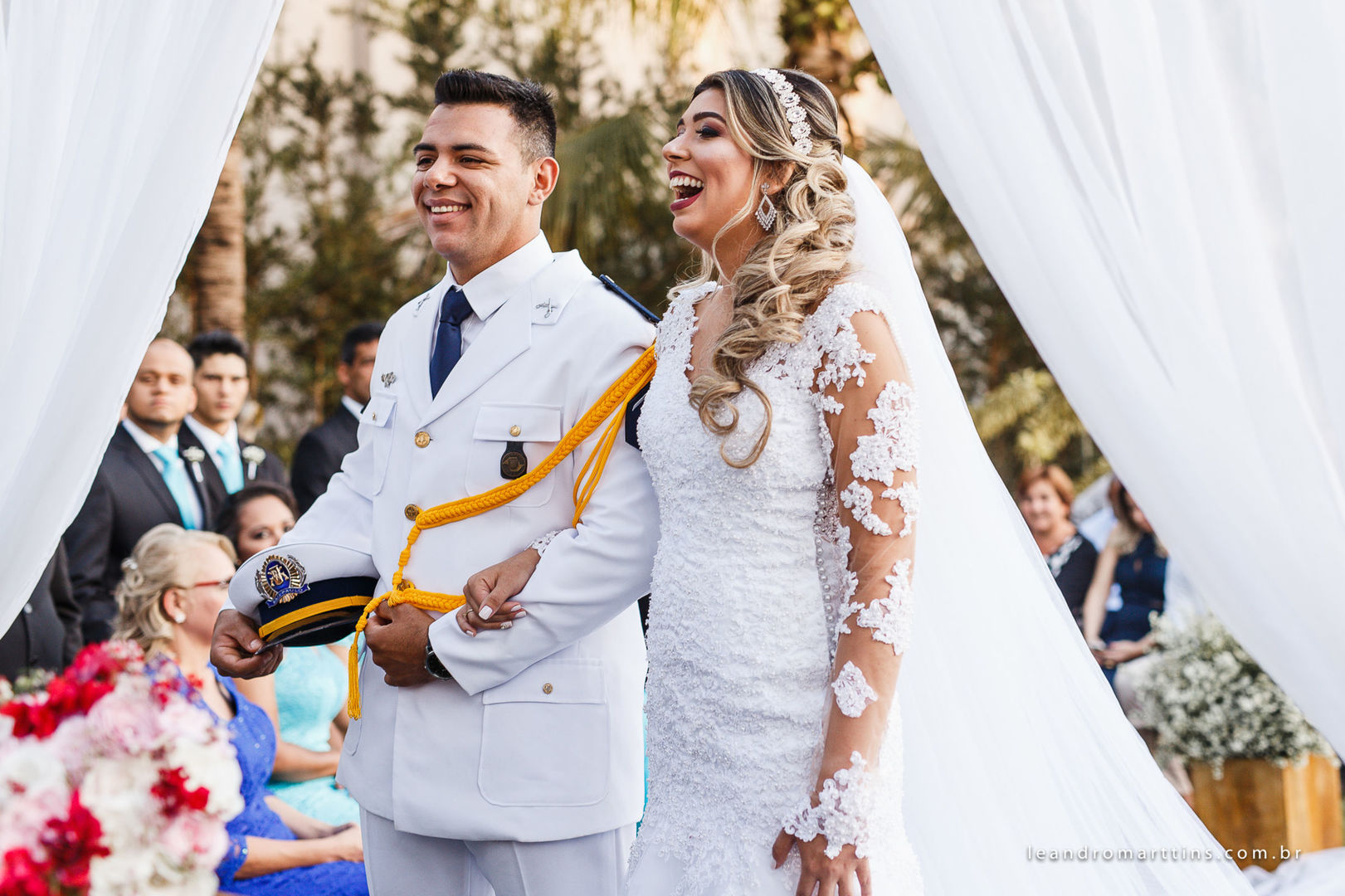 Casamento no Bella Faria Eventos, do casal Tamires e Douglas