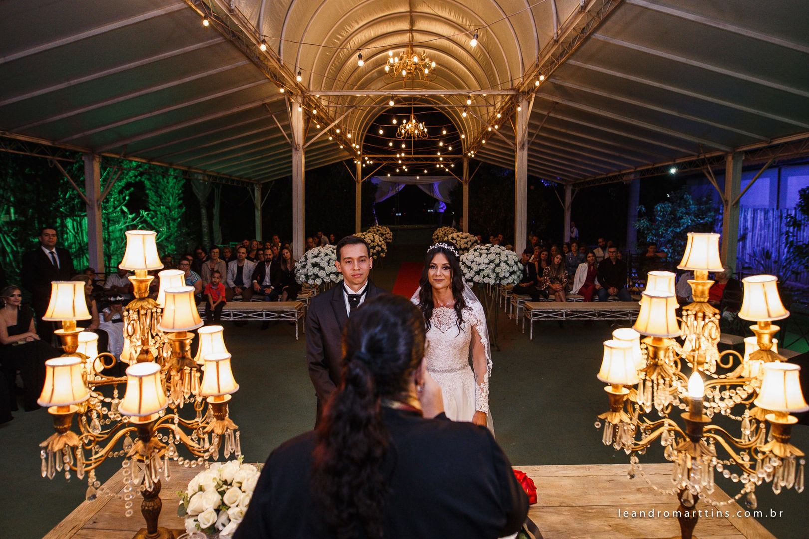 Casamento no espaço MariFestas, Guapiaçu, Luanna e Matheus