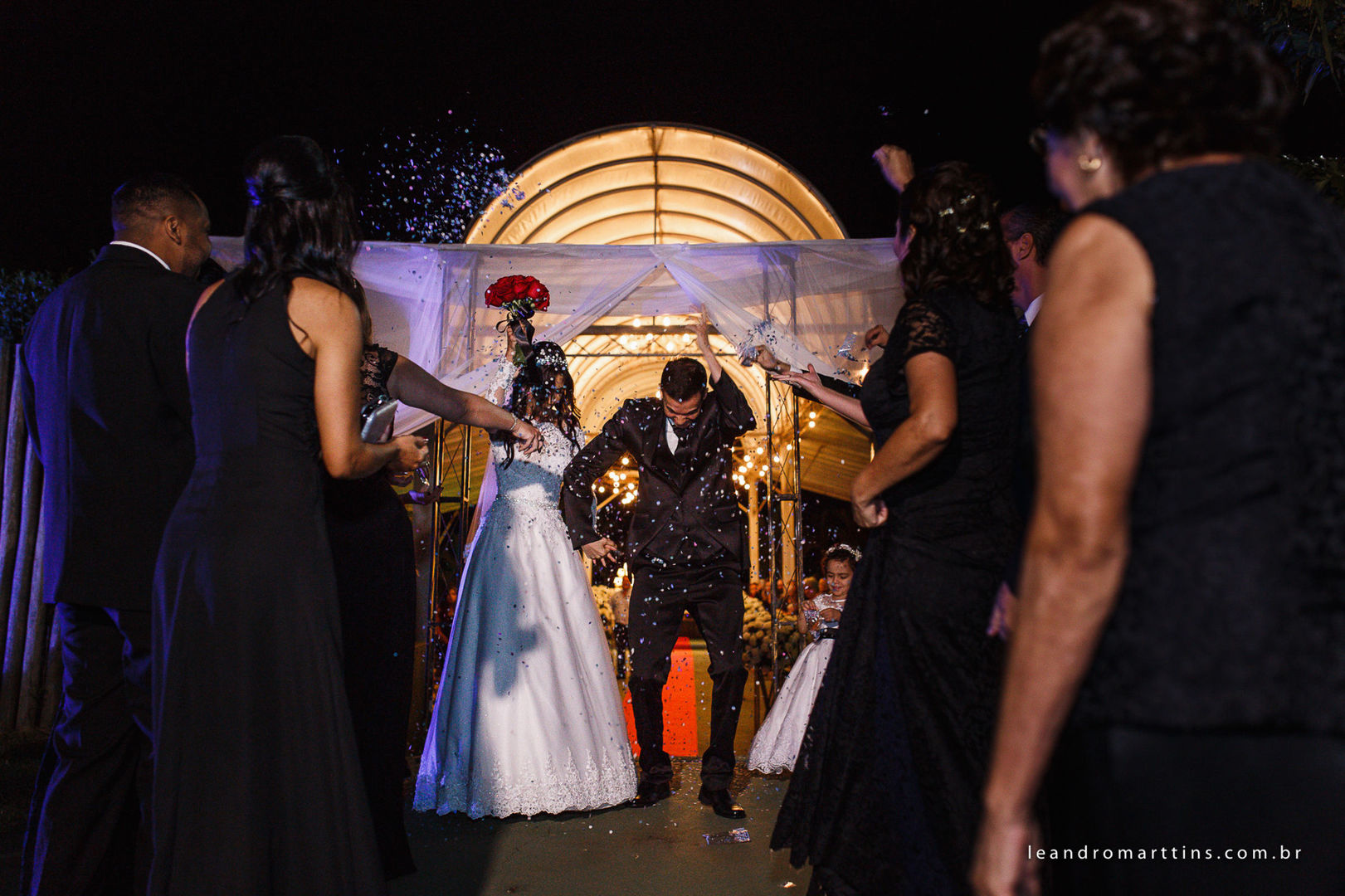 Casamento no espaço MariFestas, Guapiaçu, Luanna e Matheus