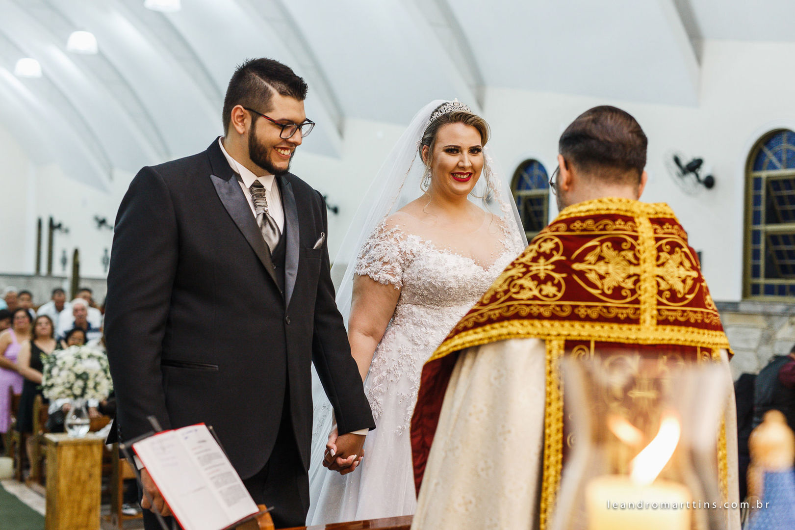 Casamento Juliana e Alisson no espaço Marin Eventos