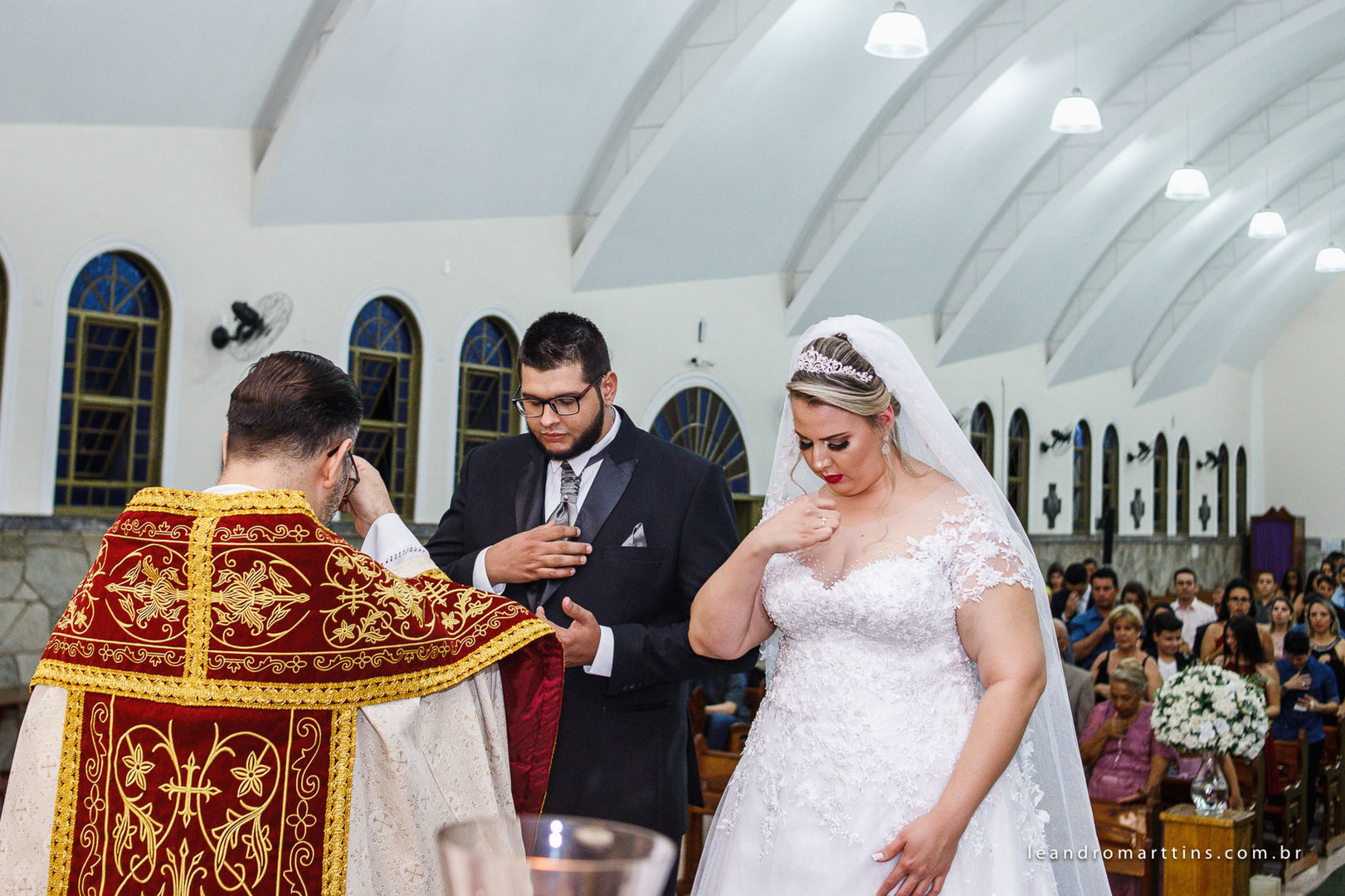 Casamento Juliana e Alisson no espaço Marin Eventos