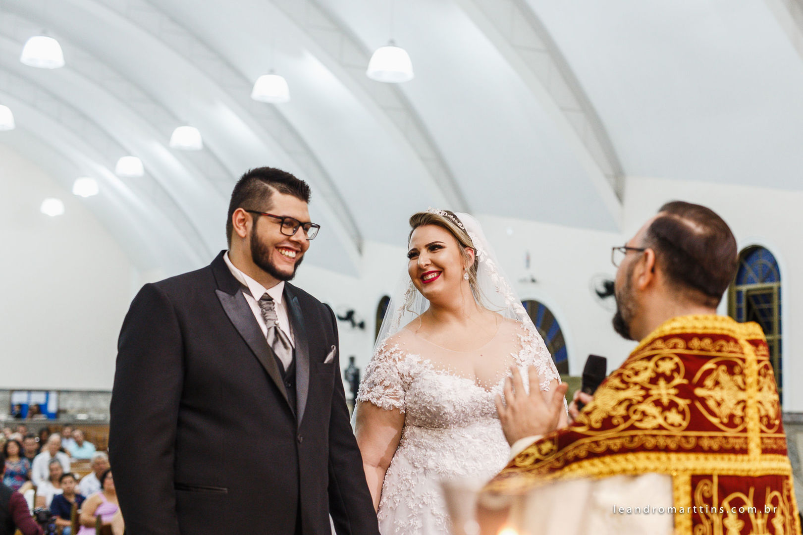 Casamento Juliana e Alisson no espaço Marin Eventos