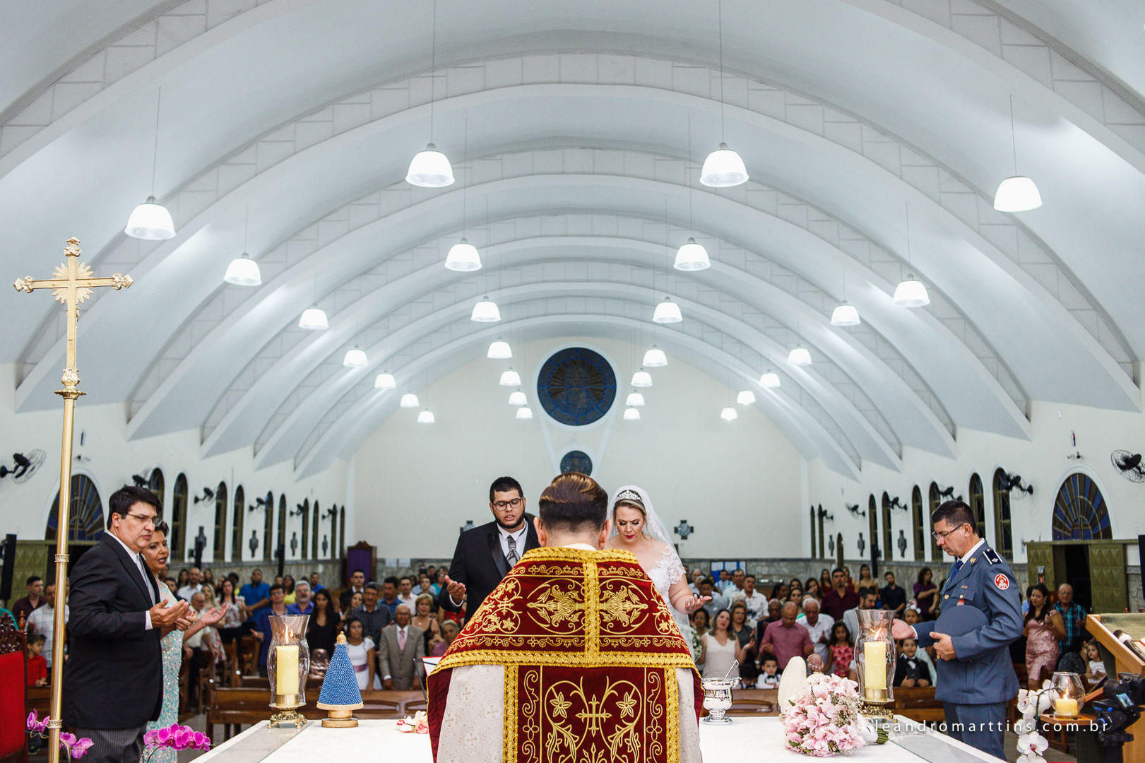 Casamento Juliana e Alisson no espaço Marin Eventos