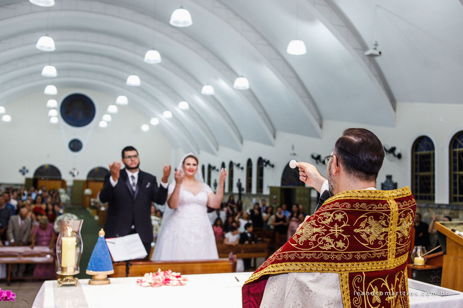 Casamento Juliana e Alisson no espaço Marin Eventos