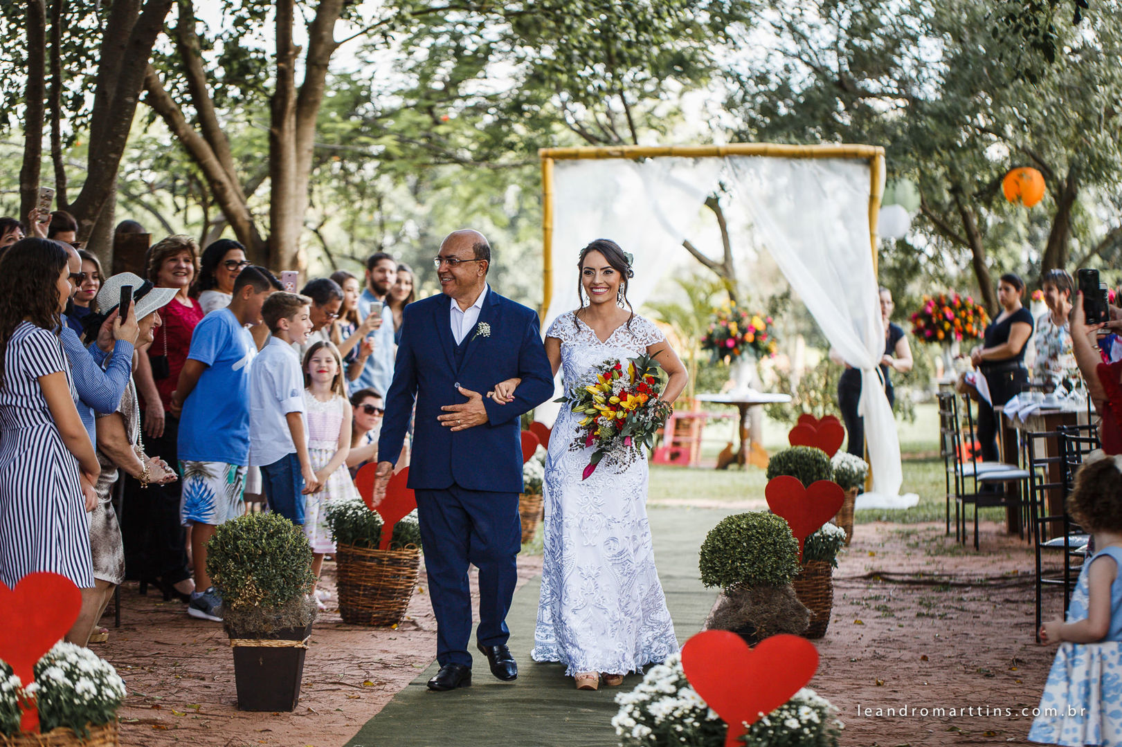 Casamento campestre do casal Sâmila e Tainã