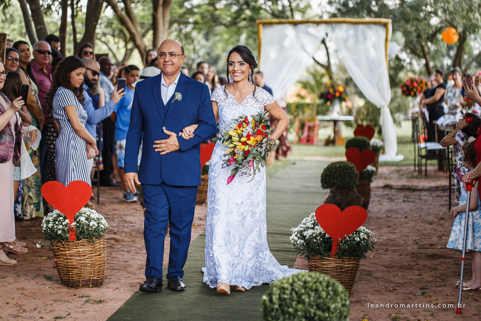Casamento campestre do casal Sâmila e Tainã