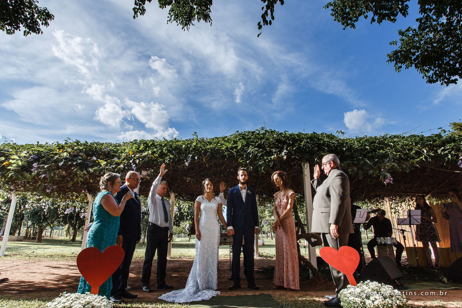 Casamento campestre do casal Sâmila e Tainã