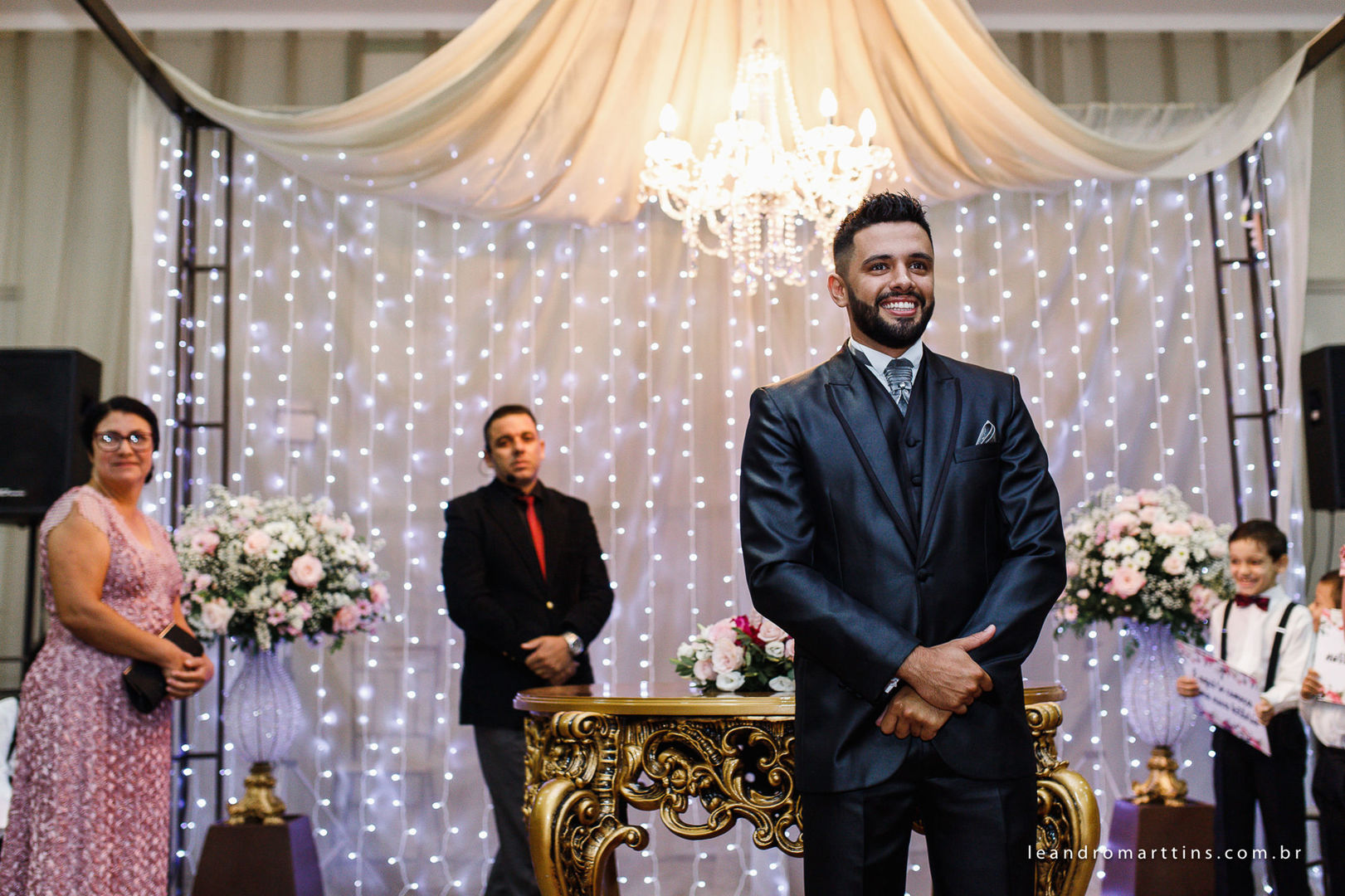 Casamento Larissa e Edson no espaço Realizzare Eventos em Olímpia