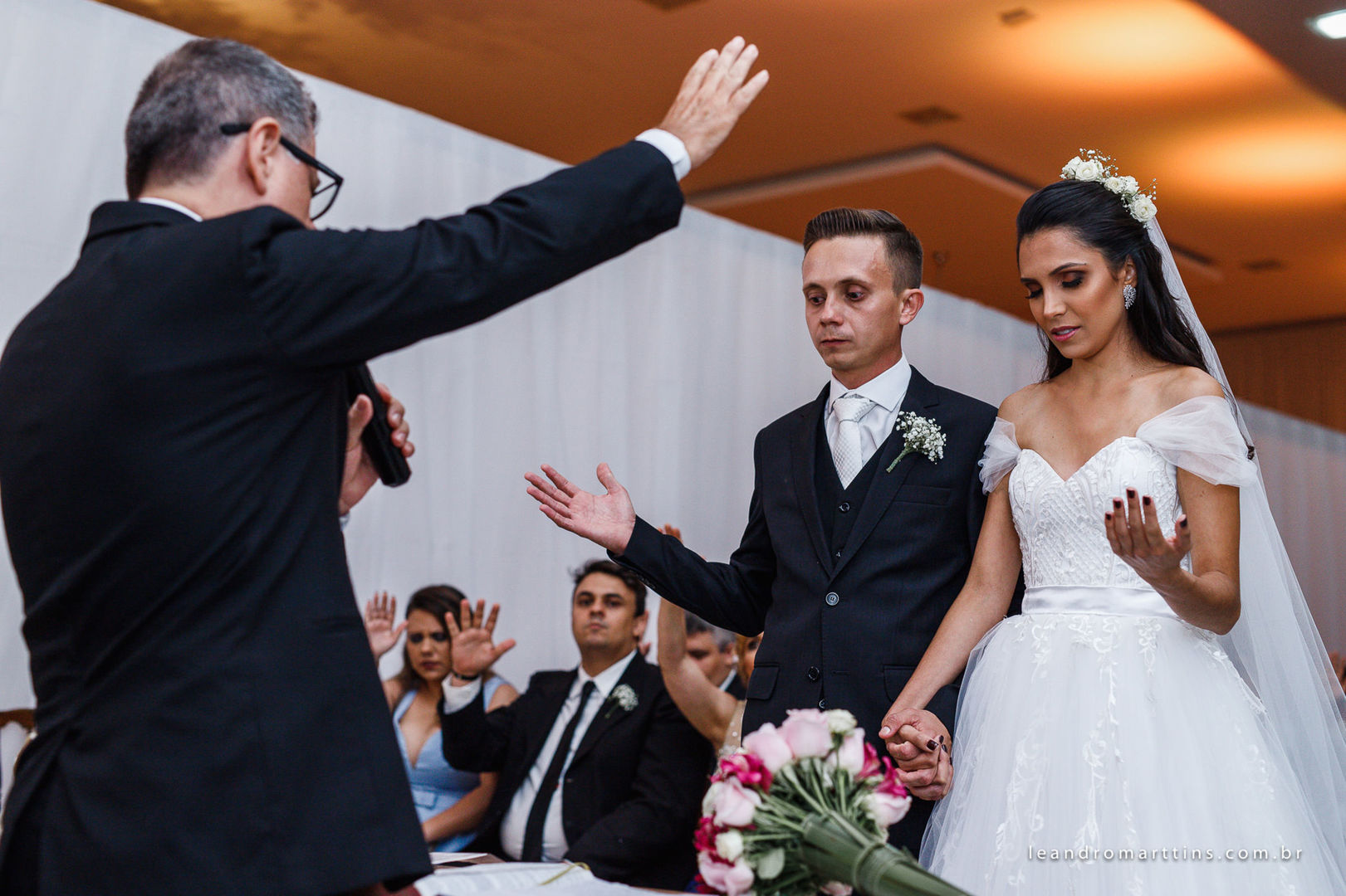 Casamento Luana e Eduardo no espaço Bella Faria Eventos