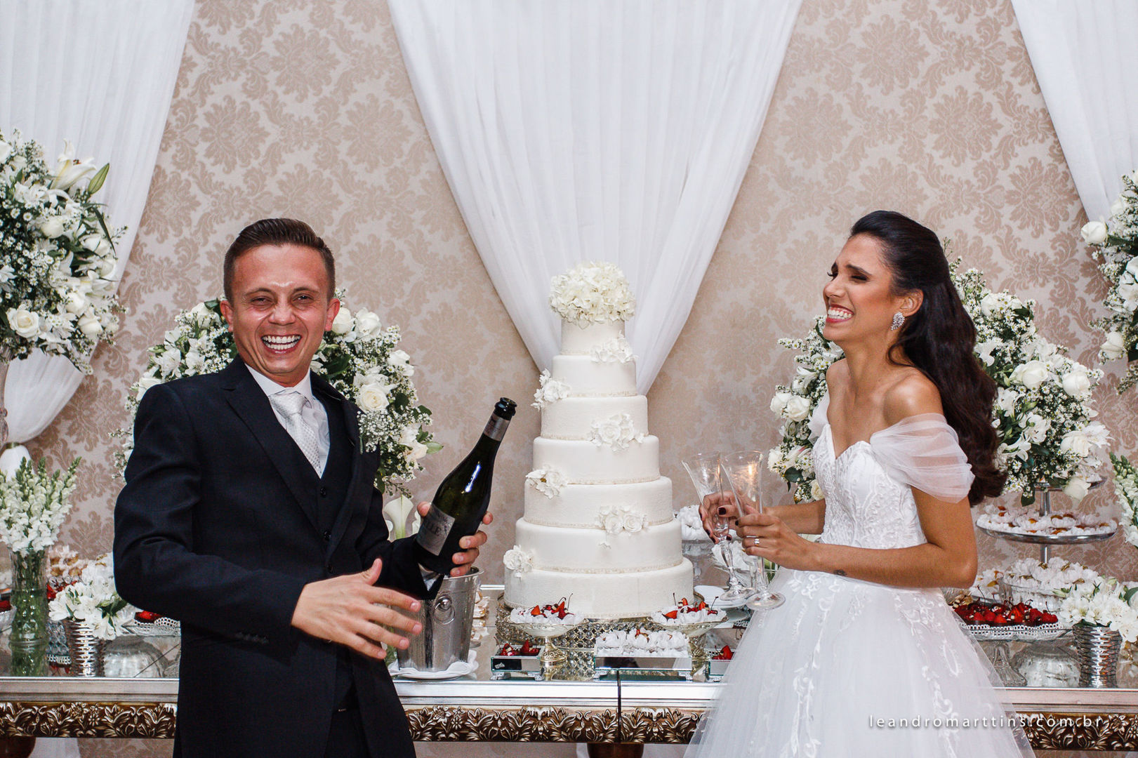 Casamento Luana e Eduardo no espaço Bella Faria Eventos