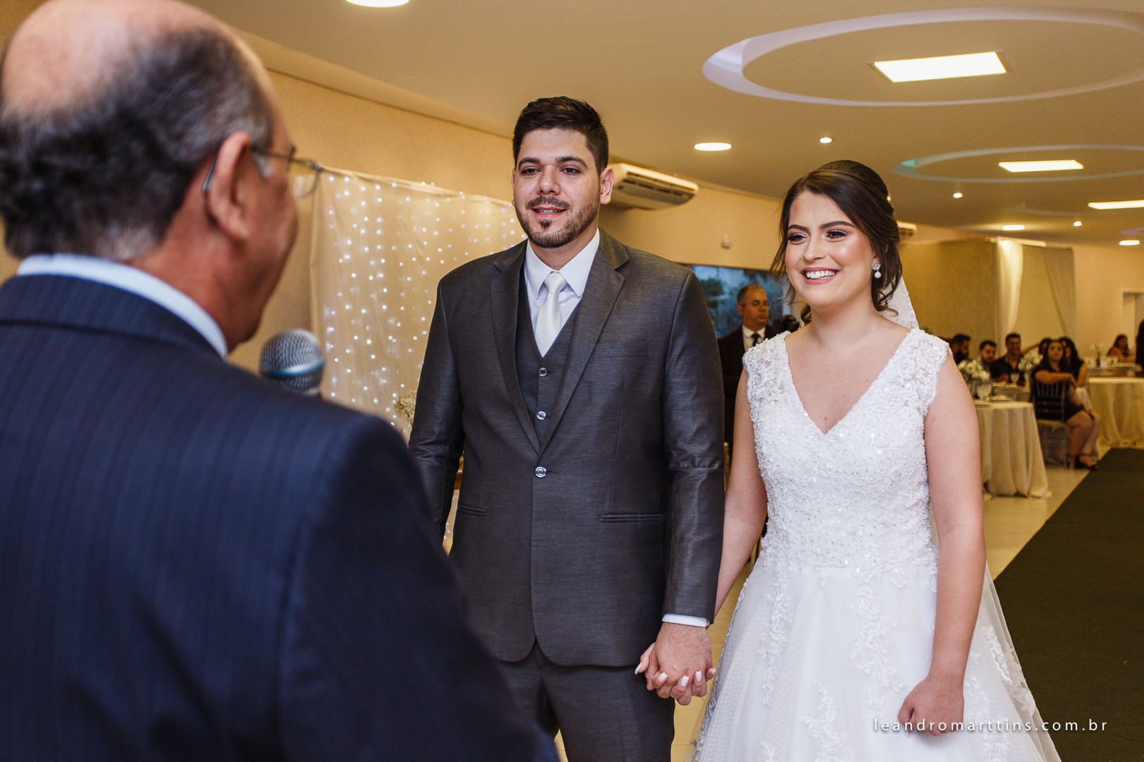 Casamento Laís e Levi no condomínio Gaivota II
