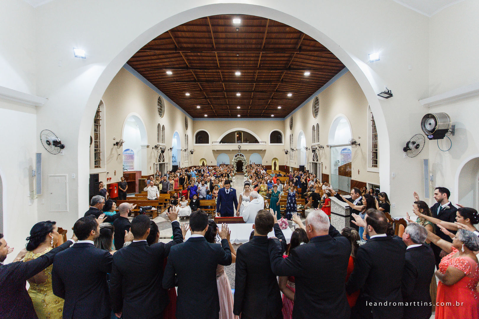 Casamento Pâmela e Tiago no espaço Bella Faria Eventos