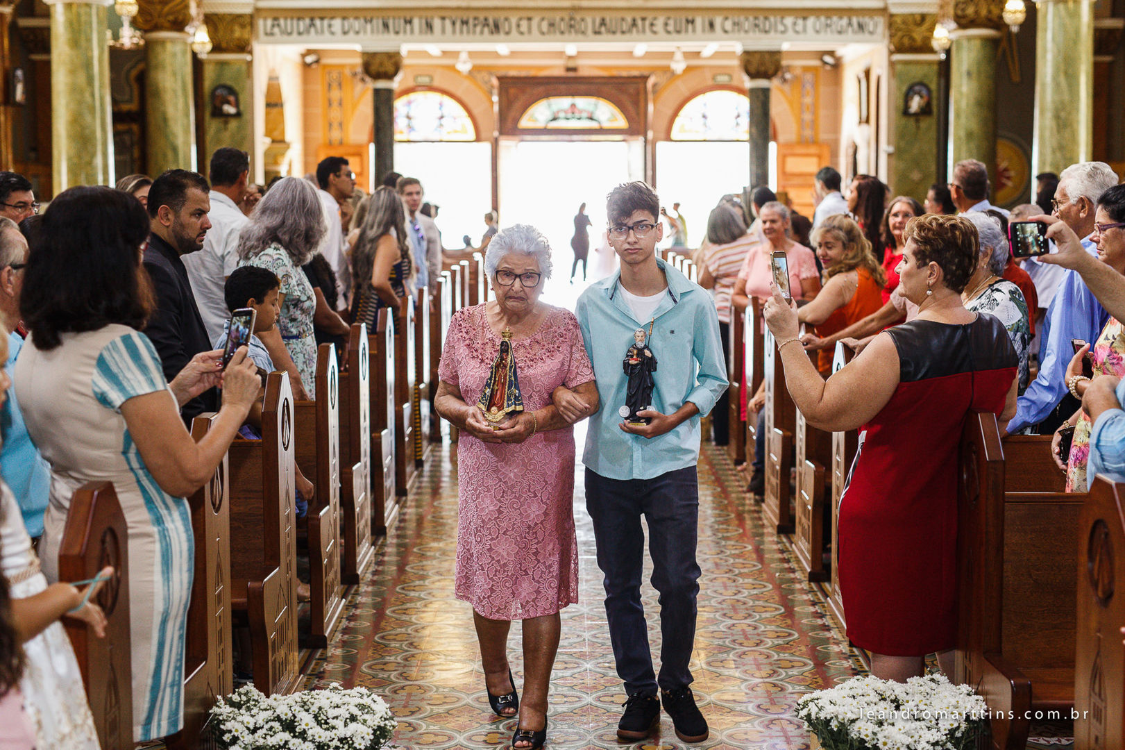 Casamento Ludmila e Fernando na Igreja Basílica Menor de Nossa Senhora Aparecida - São José do Rio Preto - SP