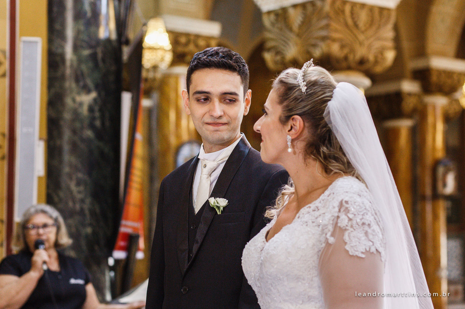 Casamento Ludmila e Fernando na Igreja Basílica Menor de Nossa Senhora Aparecida - São José do Rio Preto - SP