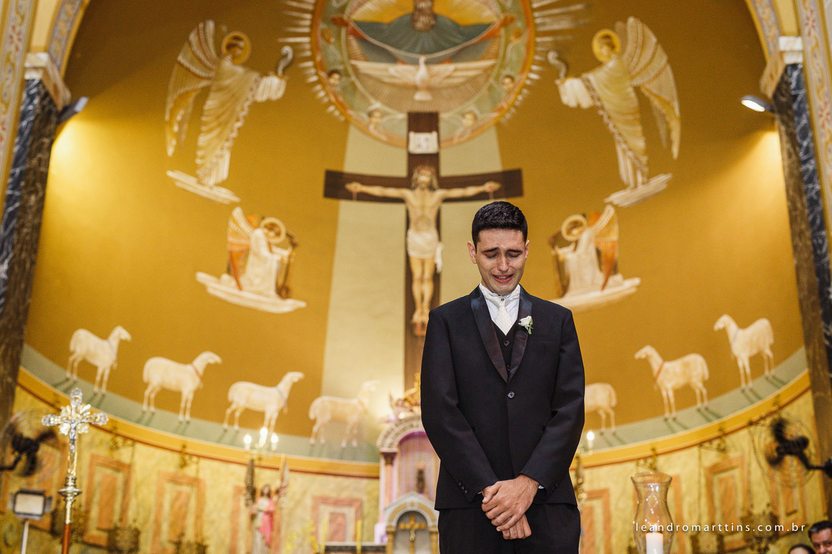 Casamento Ludmila e Fernando na Igreja Basílica Menor de Nossa Senhora Aparecida - São José do Rio Preto - SP