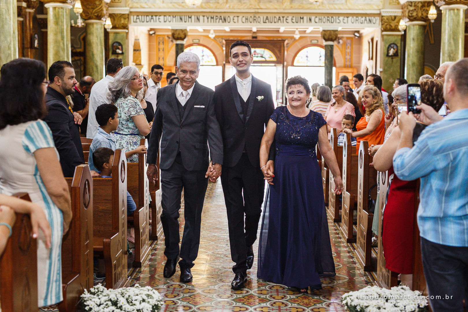 Casamento Ludmila e Fernando na Igreja Basílica Menor de Nossa Senhora Aparecida - São José do Rio Preto - SP