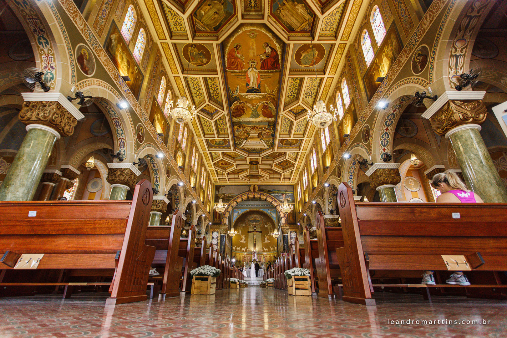 Casamento Ludmila e Fernando na Igreja Basílica Menor de Nossa Senhora Aparecida - São José do Rio Preto - SP