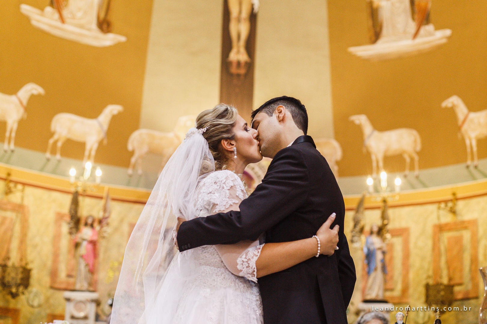 Casamento Ludmila e Fernando na Igreja Basílica Menor de Nossa Senhora Aparecida - São José do Rio Preto - SP