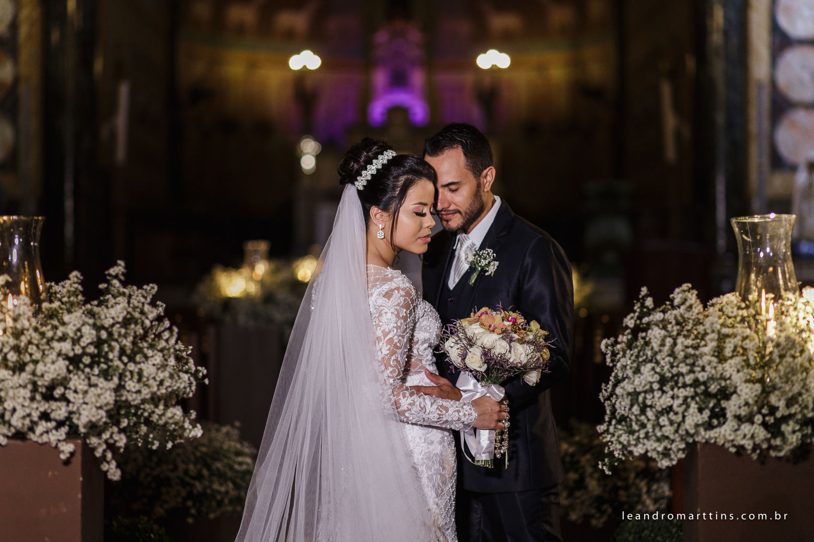 Casamento na igreja Basílica e recepção Marisa Abud - Verônica e Renan