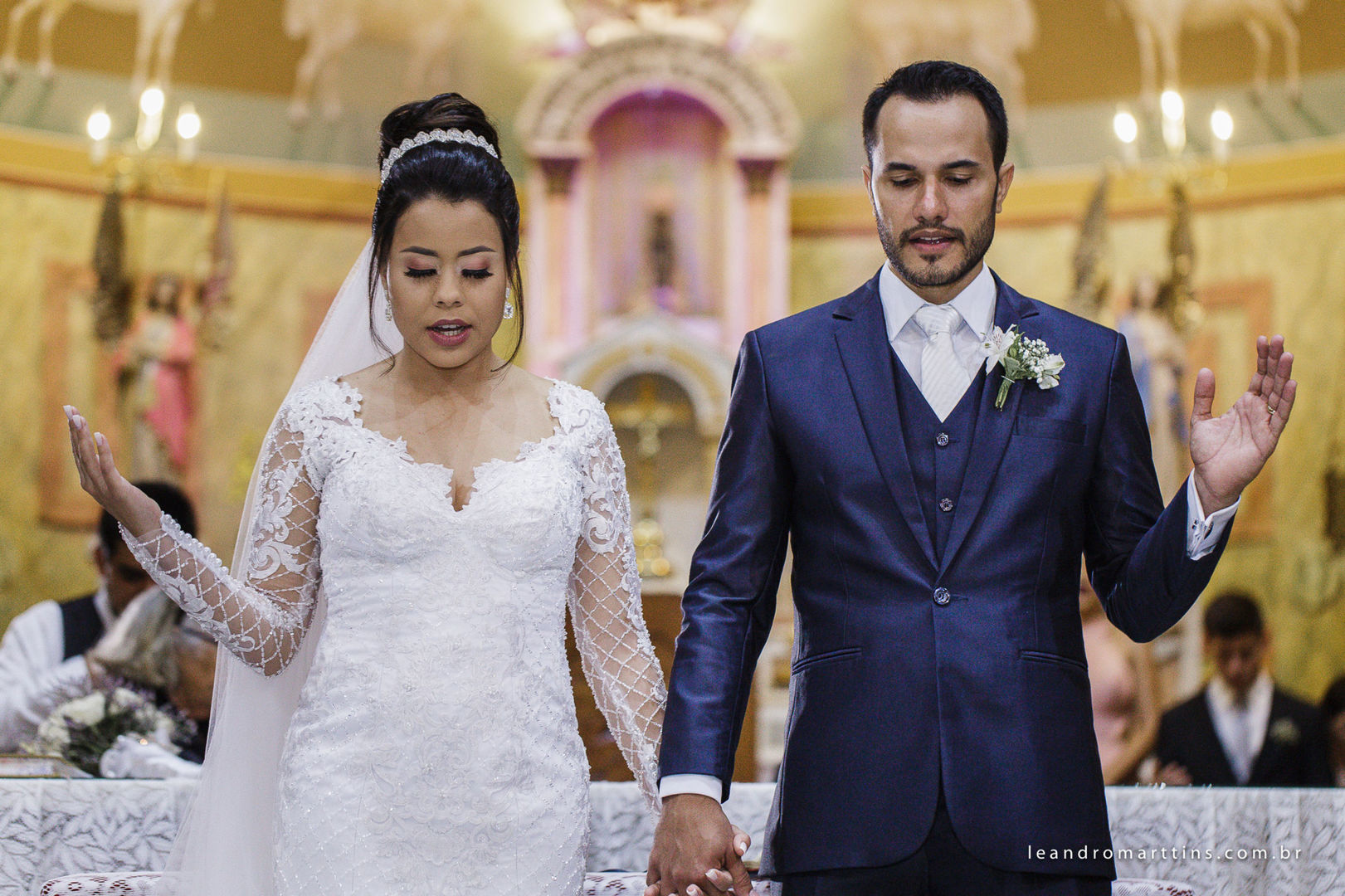 Casamento na igreja Basílica e recepção Marisa Abud - Verônica e Renan
