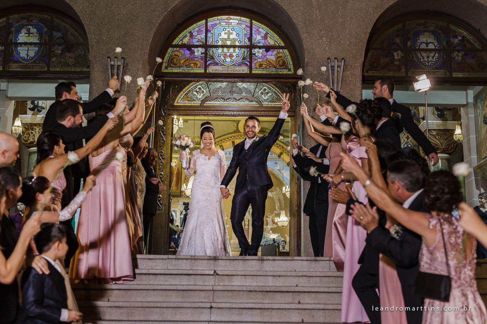 Casamento na igreja Basílica e recepção Marisa Abud - Verônica e Renan