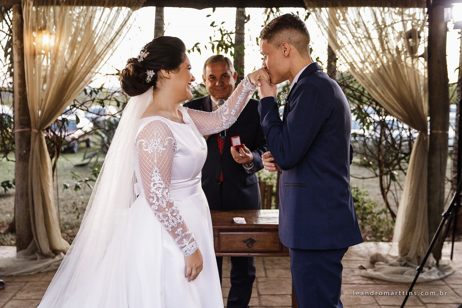 Casamento Mariana e Lucas no espaço Santa Felicidade Eventos