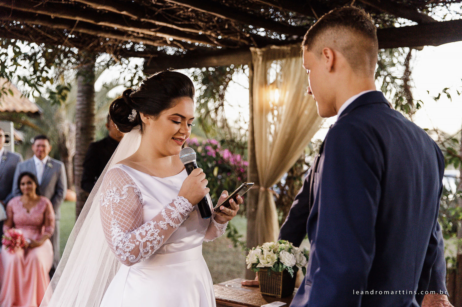 Casamento Mariana e Lucas no espaço Santa Felicidade Eventos