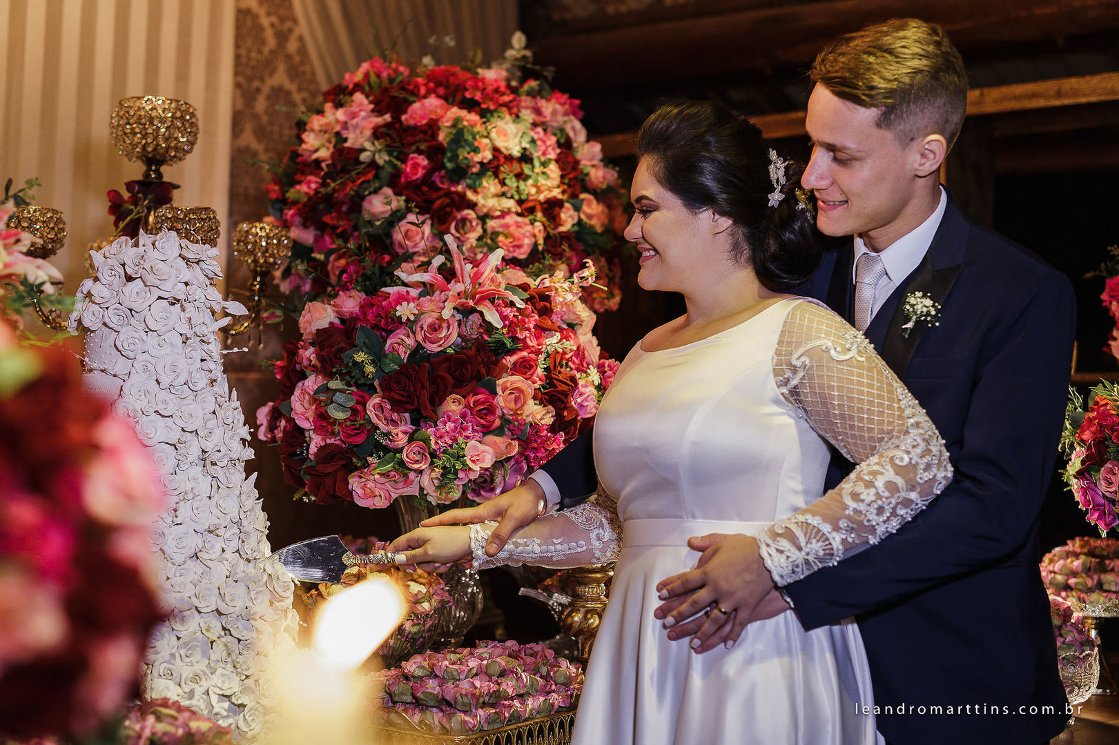 Casamento Mariana e Lucas no espaço Santa Felicidade Eventos
