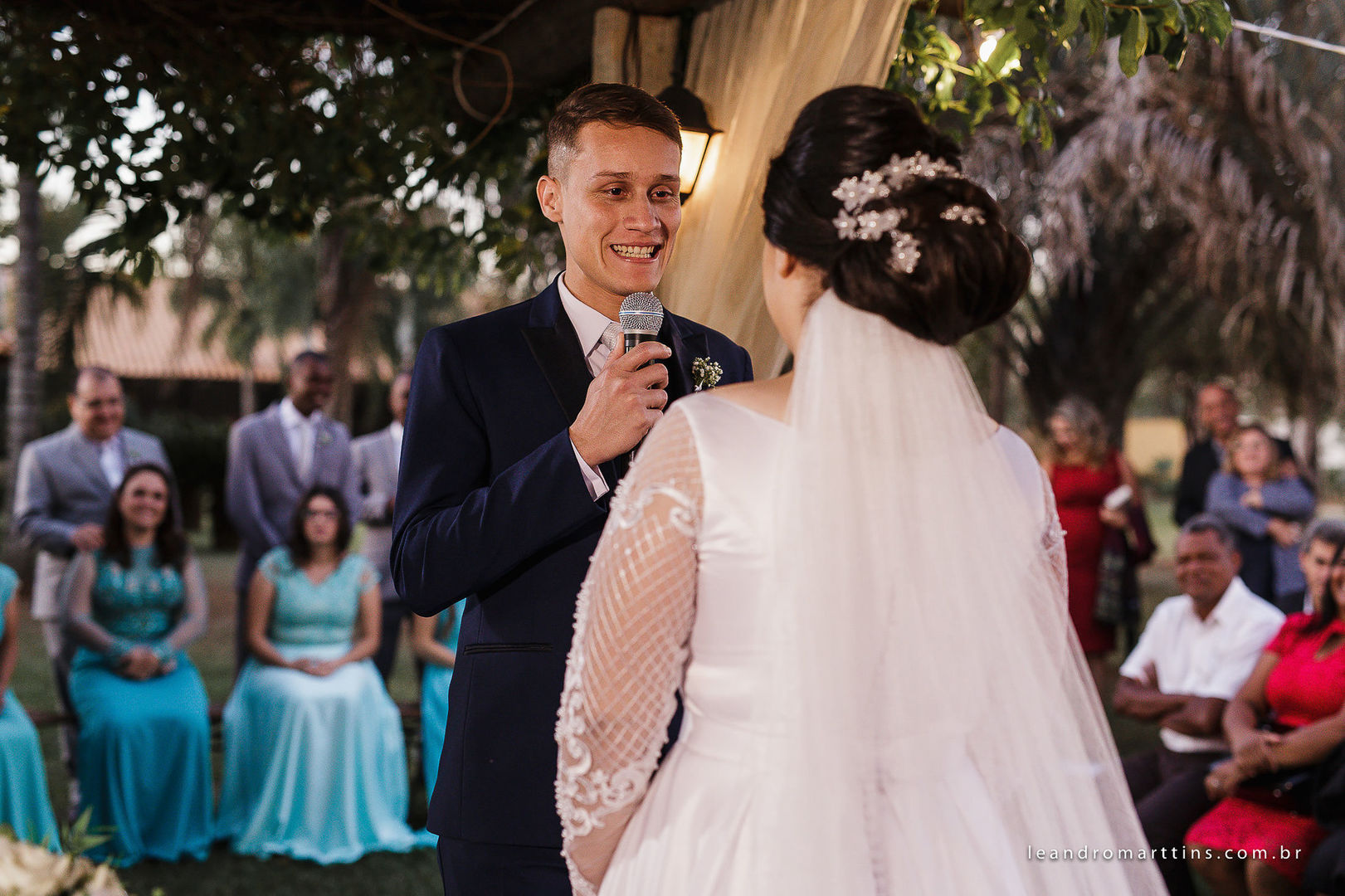 Casamento Mariana e Lucas no espaço Santa Felicidade Eventos