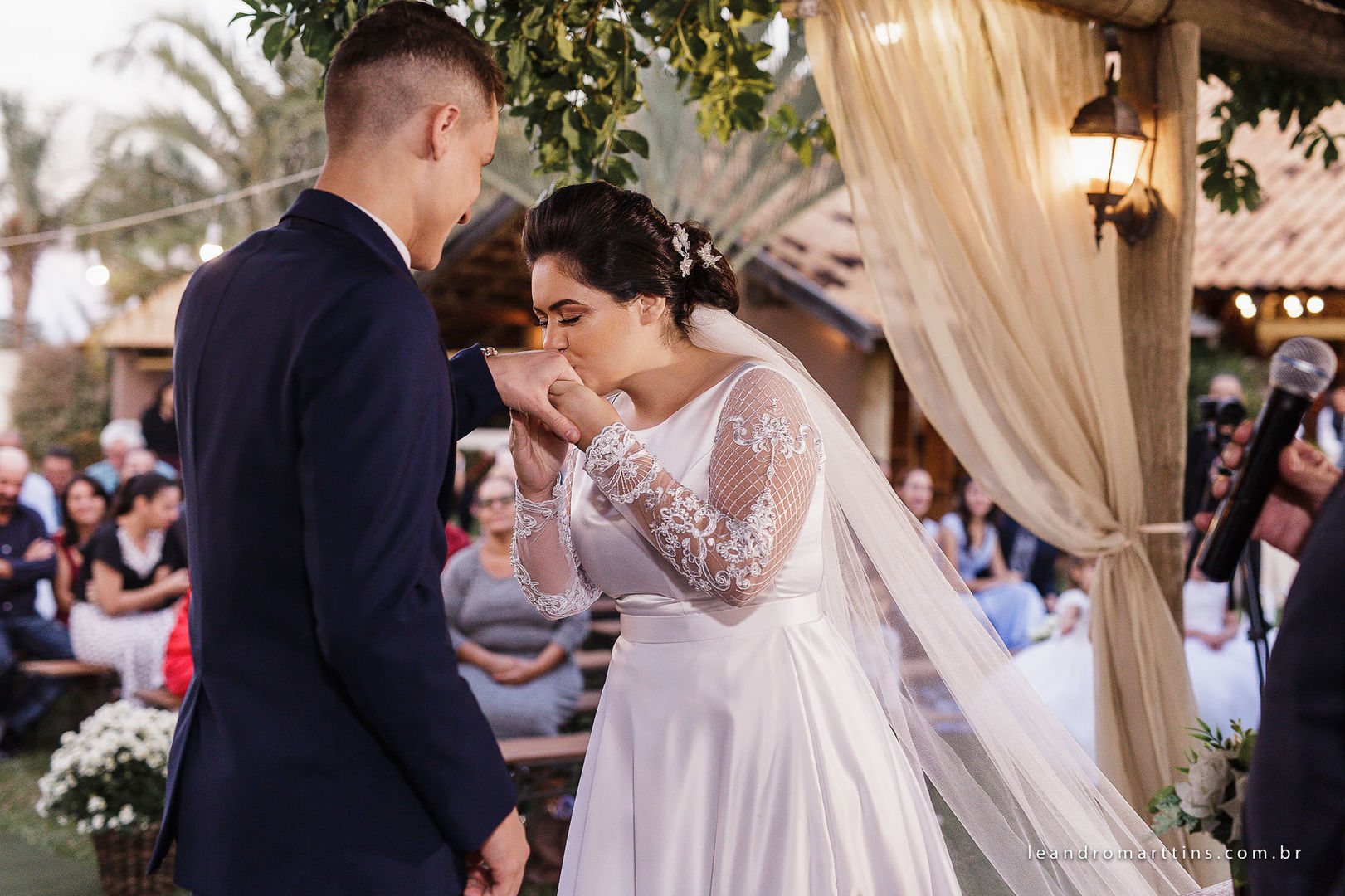 Casamento Mariana e Lucas no espaço Santa Felicidade Eventos