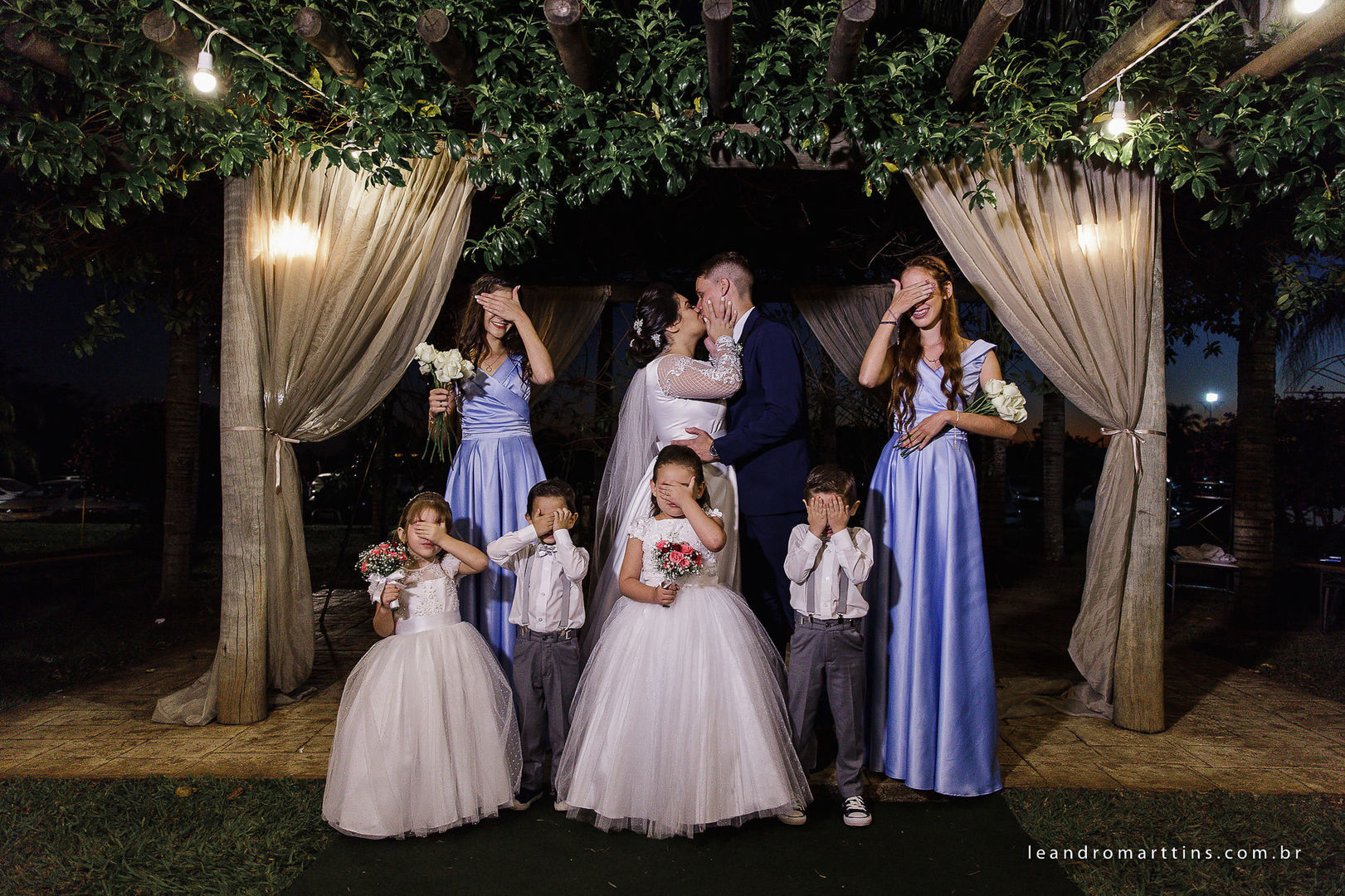 Casamento Mariana e Lucas no espaço Santa Felicidade Eventos