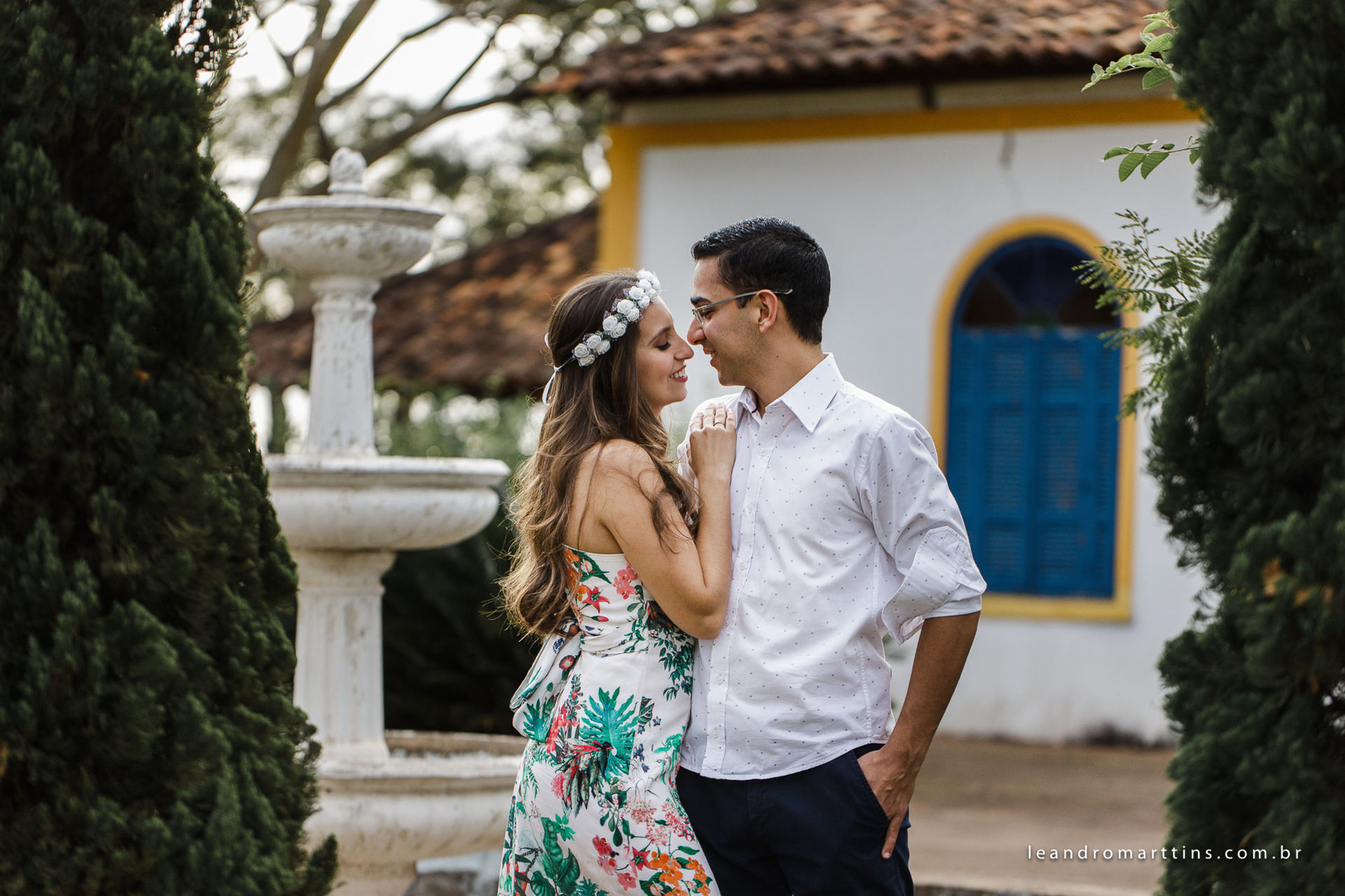 Pré Wedding Giovanna e Jonathan no espaço Casa da Fazenda