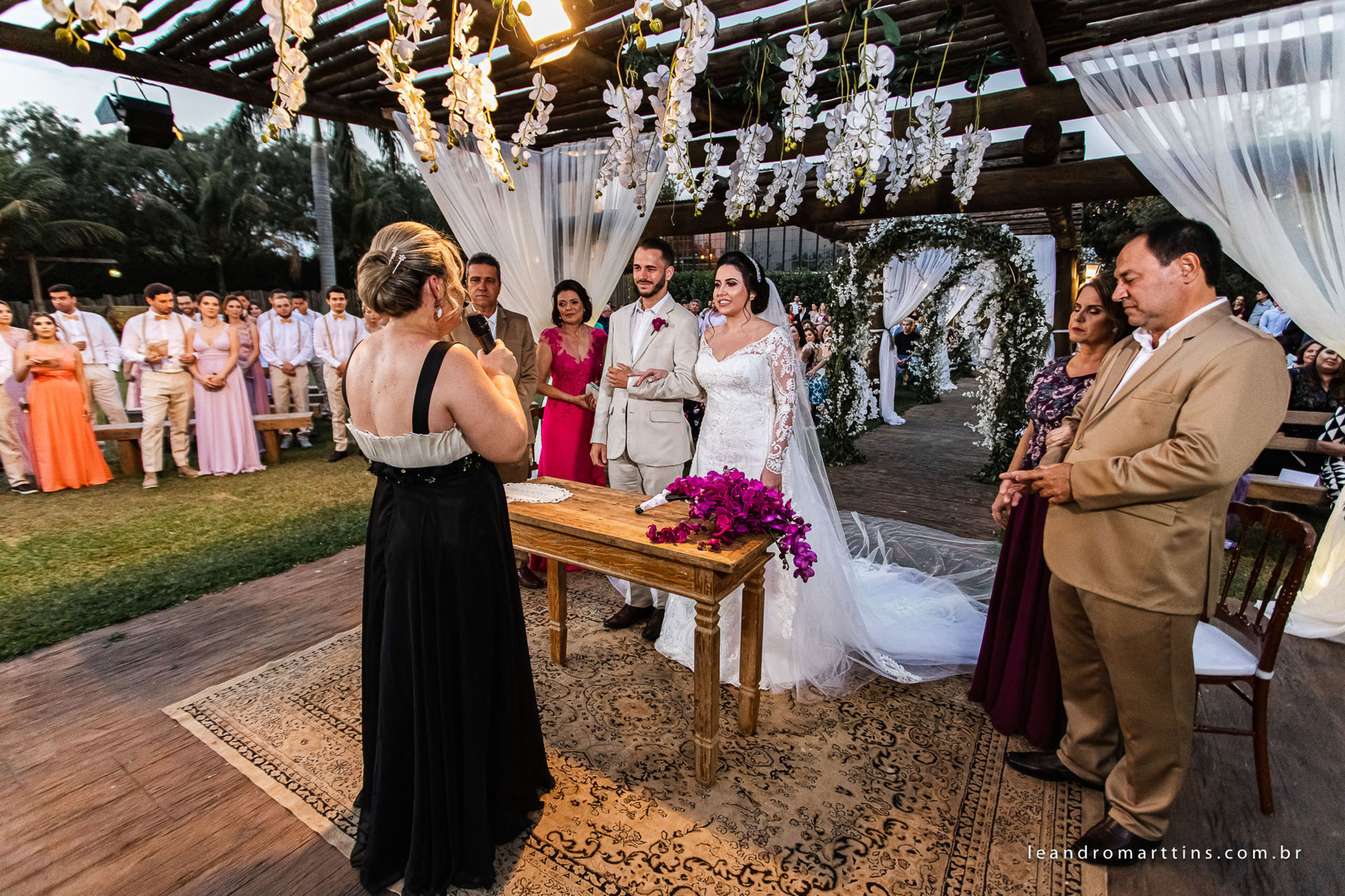 Casamento Cinthia e Lécio no espaço Glauber Carvalho