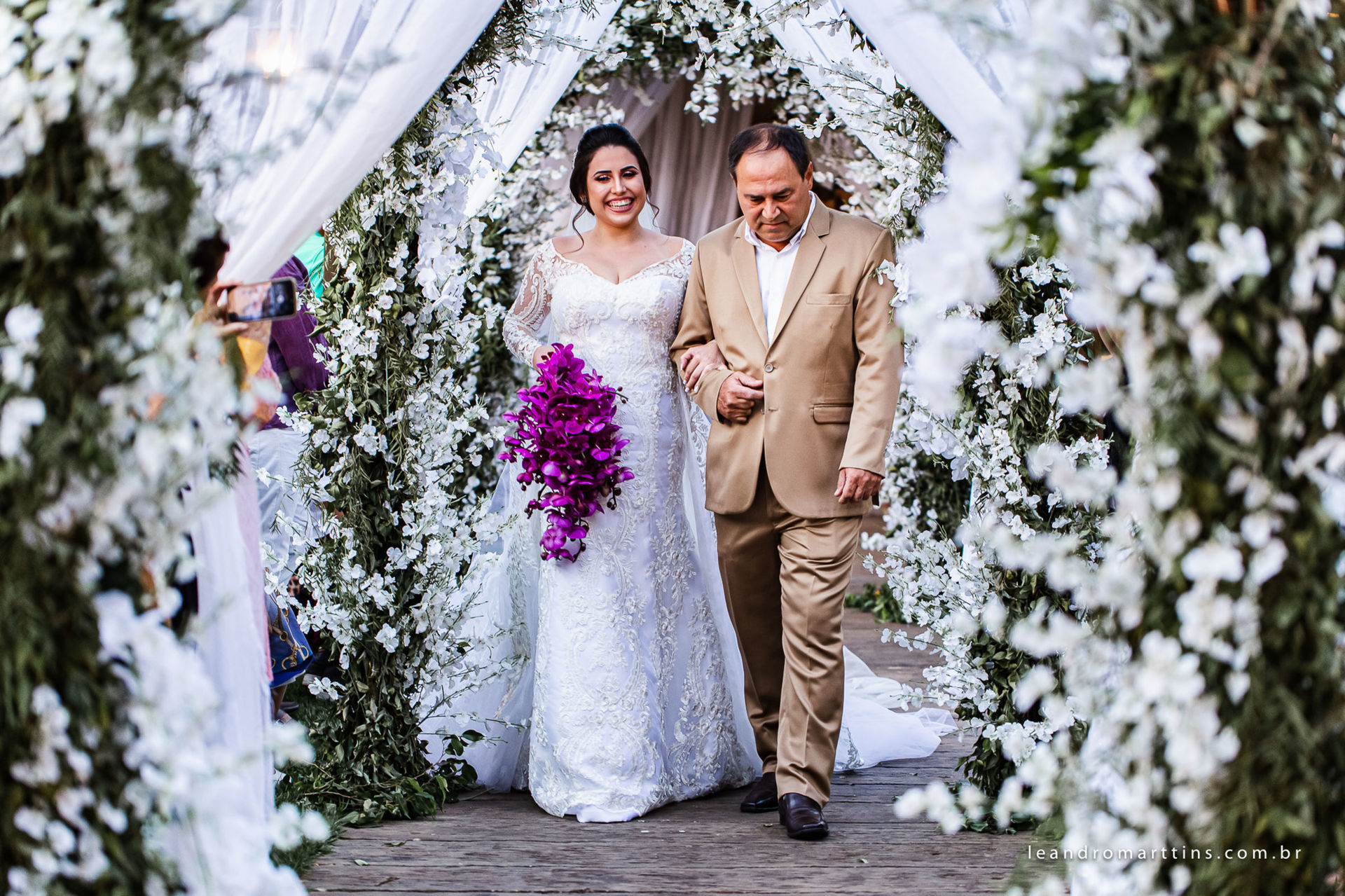 Casamento Cinthia e Lécio no espaço Glauber Carvalho