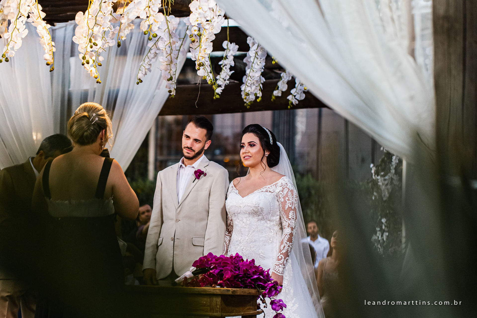 Casamento Cinthia e Lécio no espaço Glauber Carvalho
