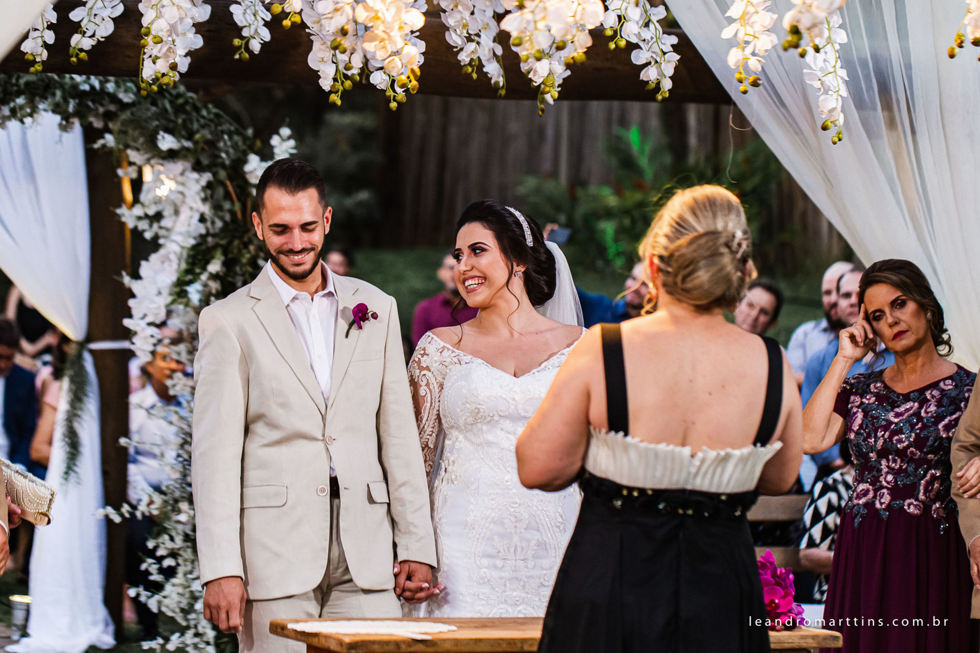 Casamento Cinthia e Lécio no espaço Glauber Carvalho