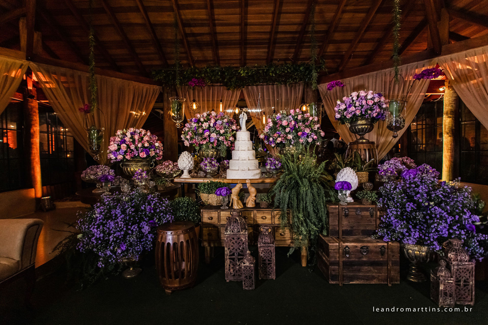 Casamento Cinthia e Lécio no espaço Glauber Carvalho