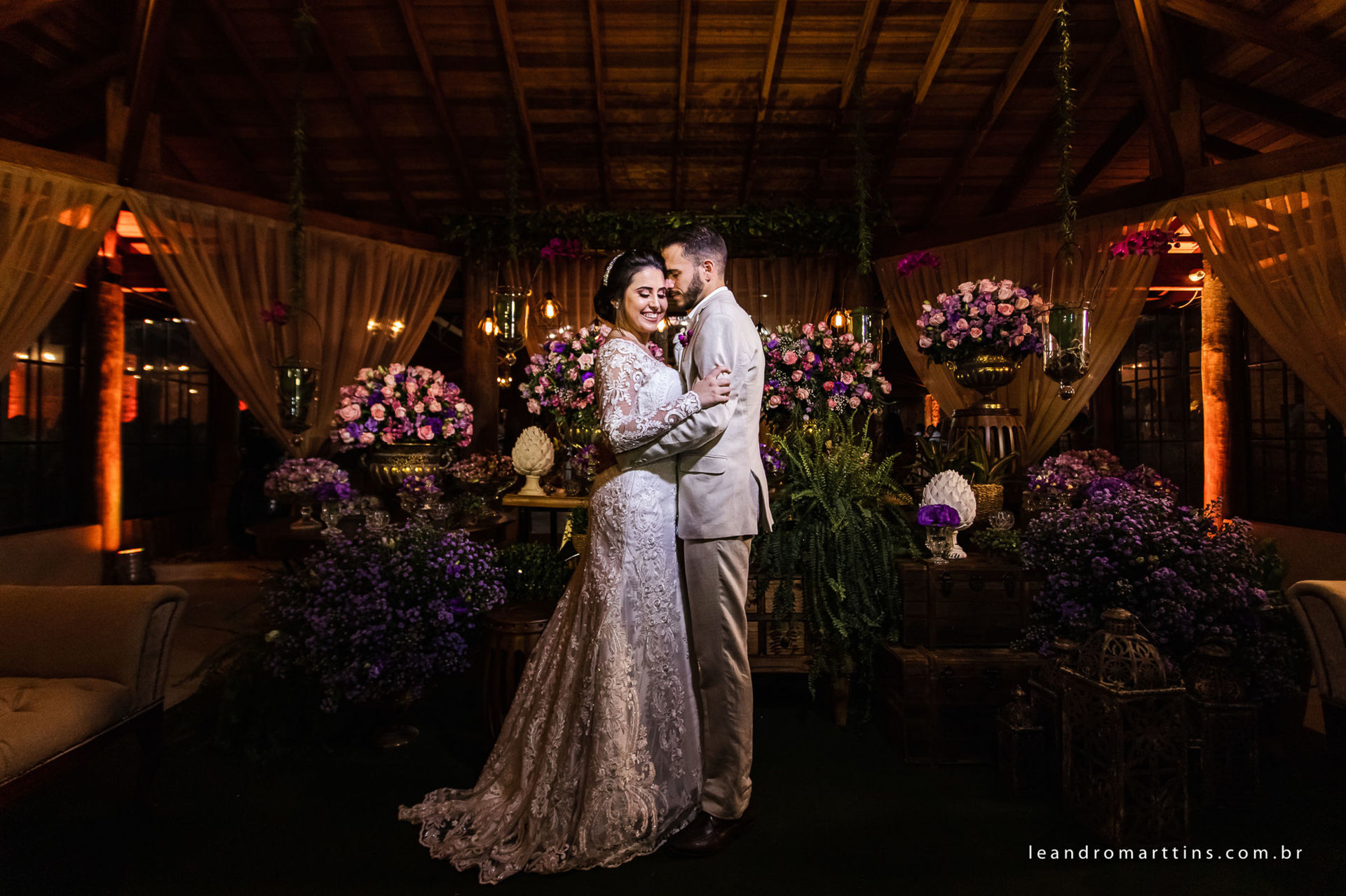 Casamento Cinthia e Lécio no espaço Glauber Carvalho