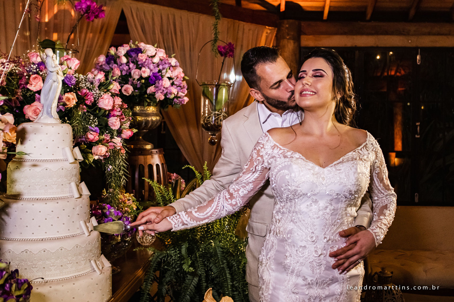 Casamento Cinthia e Lécio no espaço Glauber Carvalho