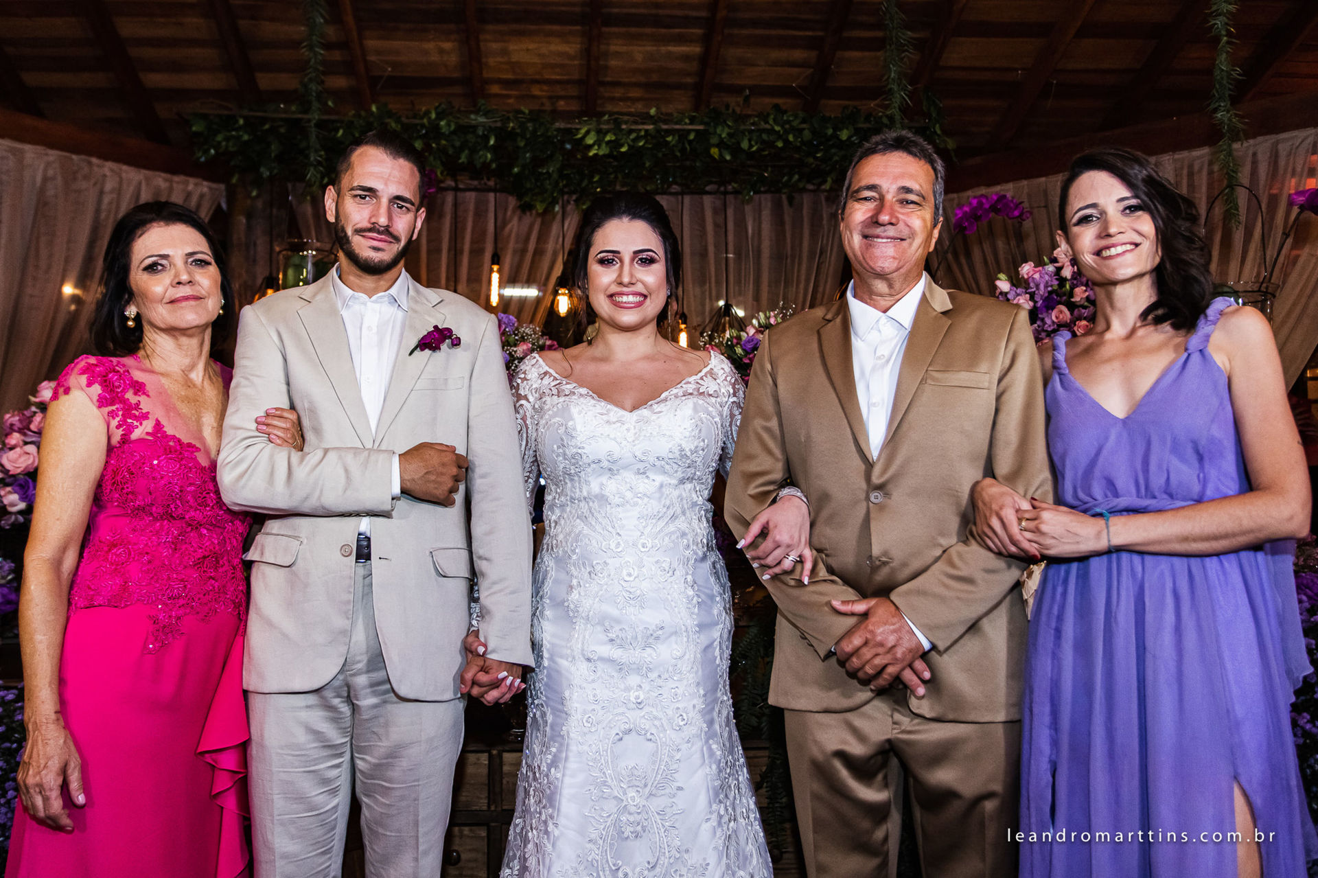 Casamento Cinthia e Lécio no espaço Glauber Carvalho