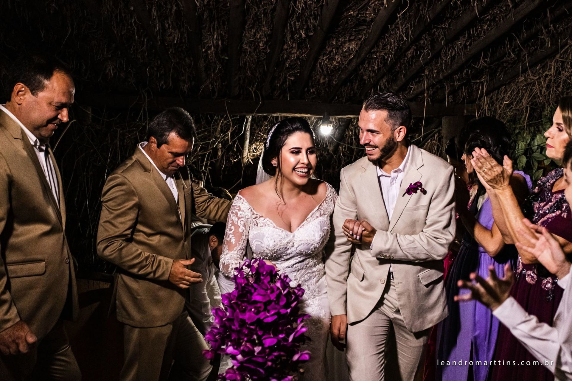 Casamento Cinthia e Lécio no espaço Glauber Carvalho