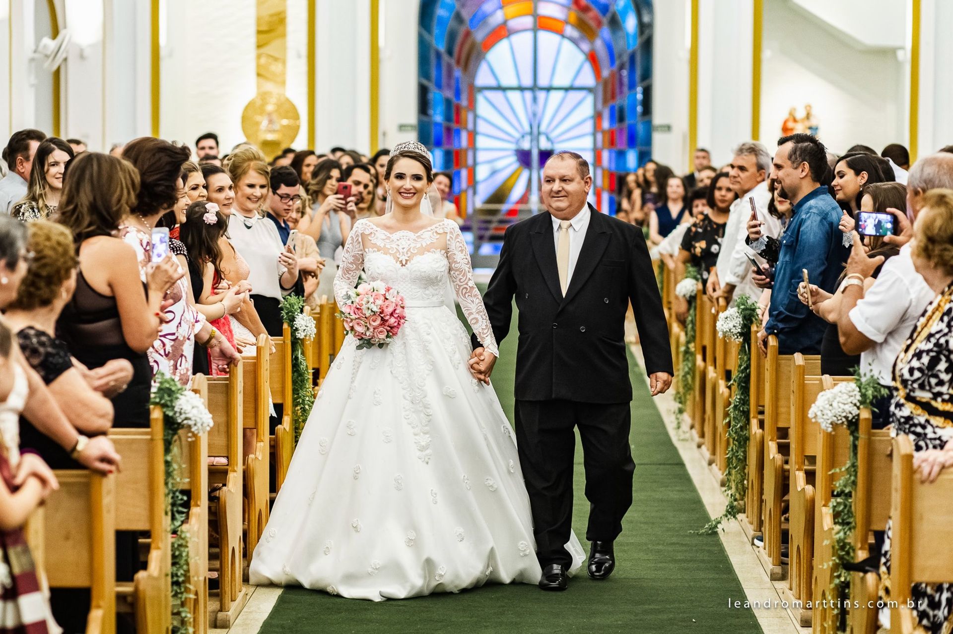 Casamento Anelise e Getúlio no espaço Villa's Evento