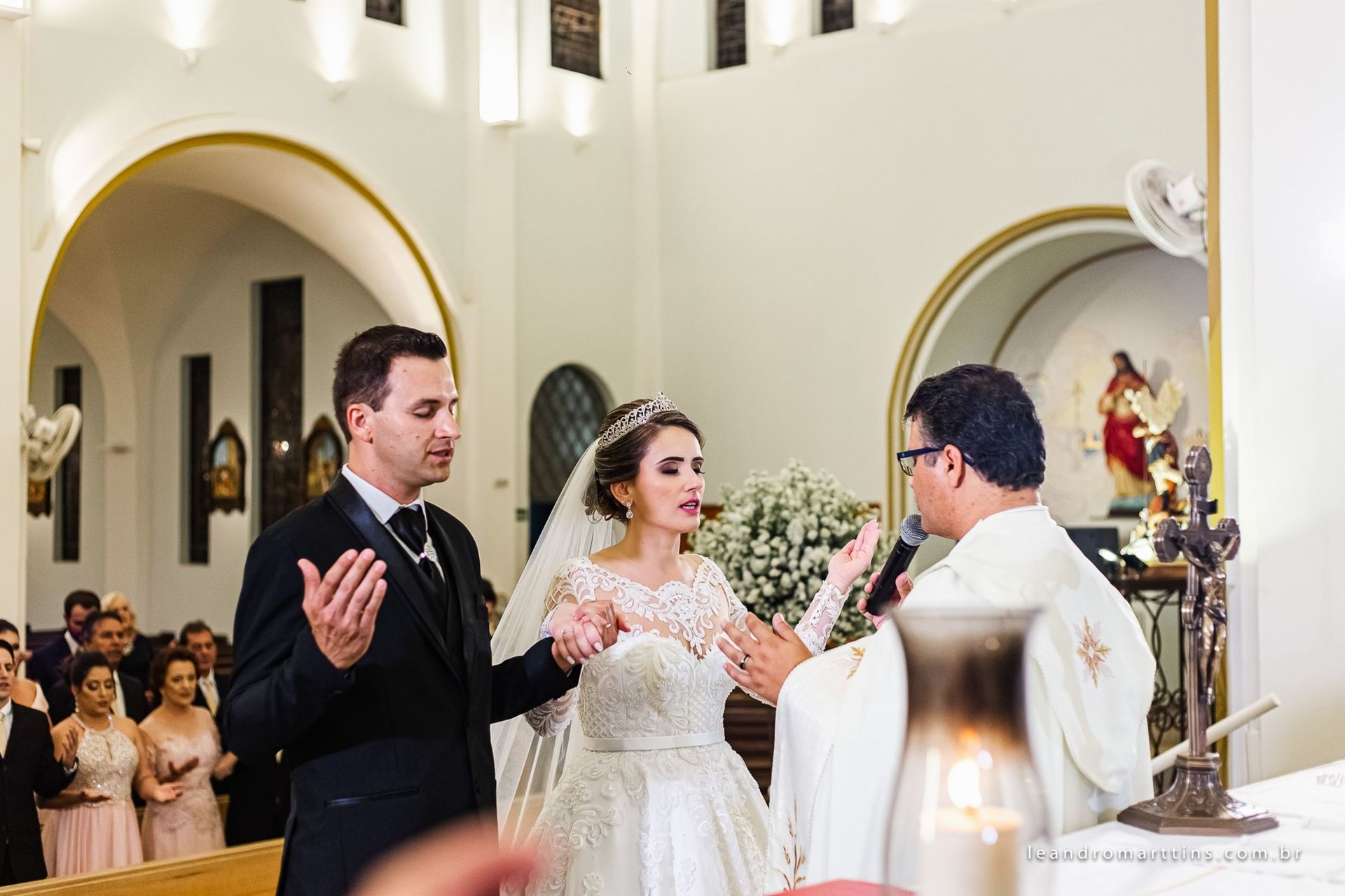 Casamento Anelise e Getúlio no espaço Villa's Evento