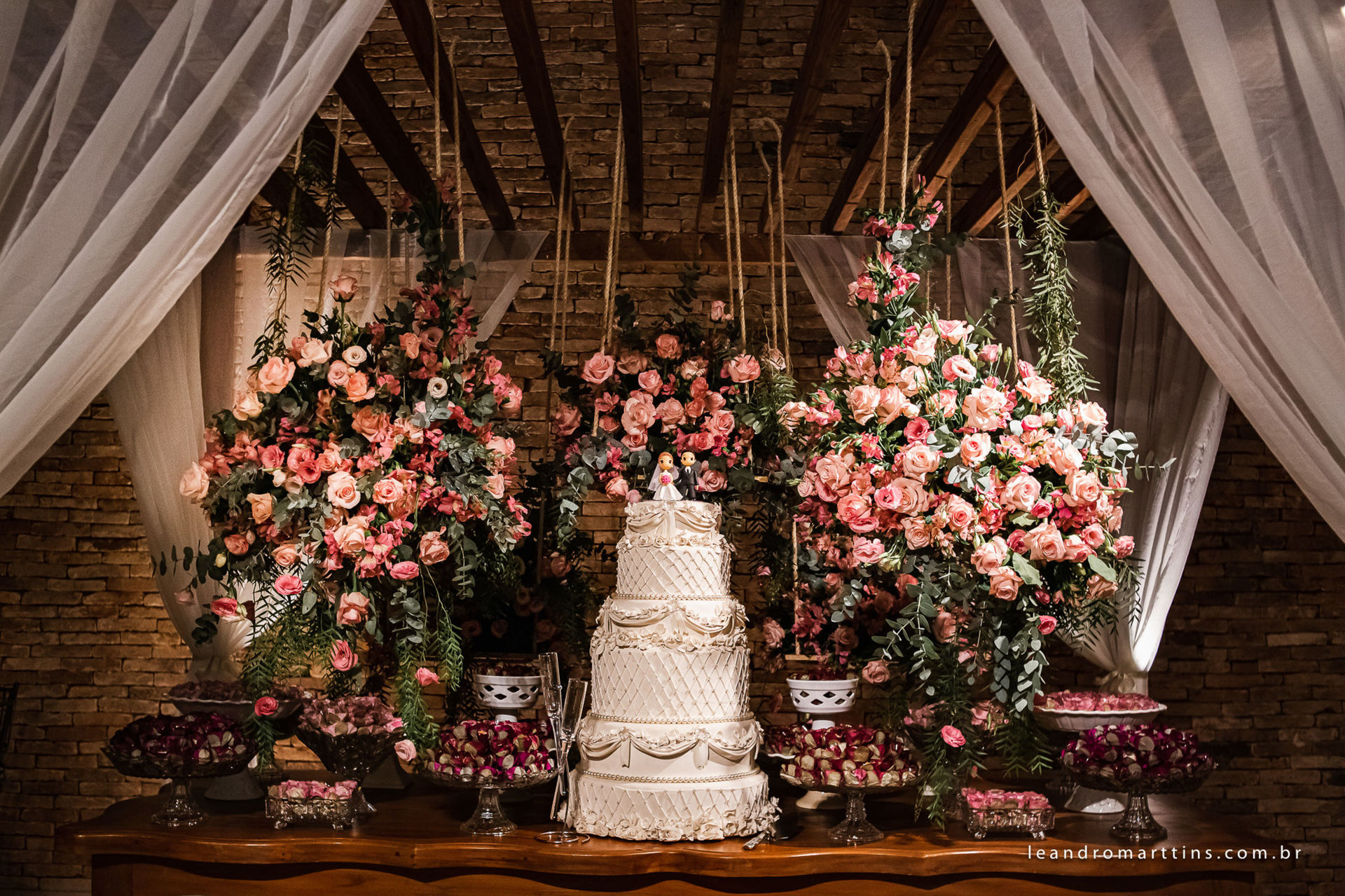 Casamento Anelise e Getúlio no espaço Villa's Evento