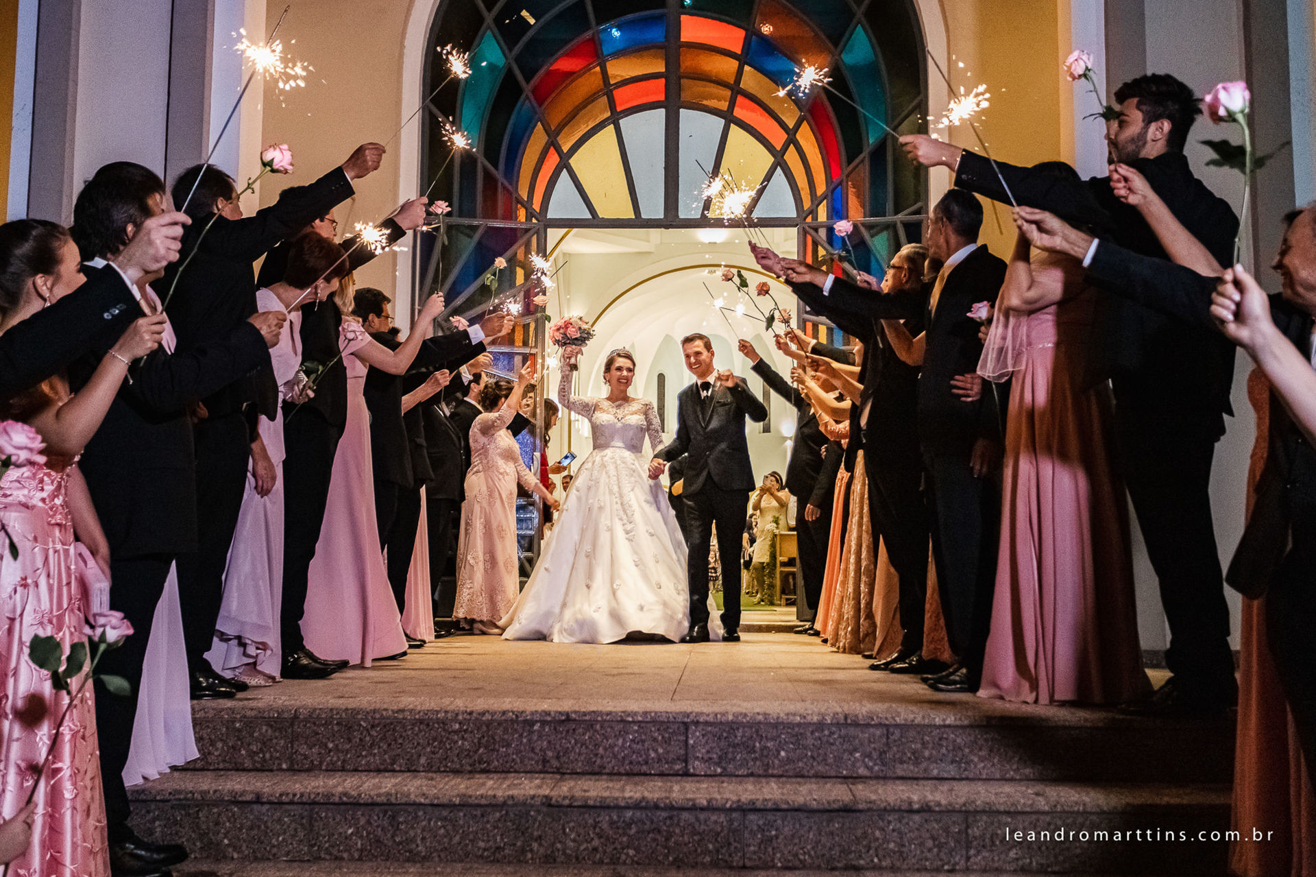 Casamento Anelise e Getúlio no espaço Villa's Evento