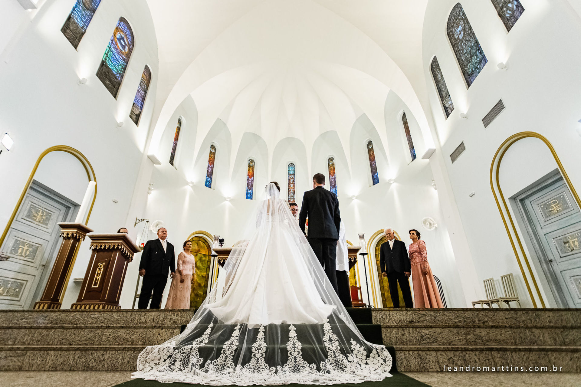Casamento Anelise e Getúlio no espaço Villa's Evento