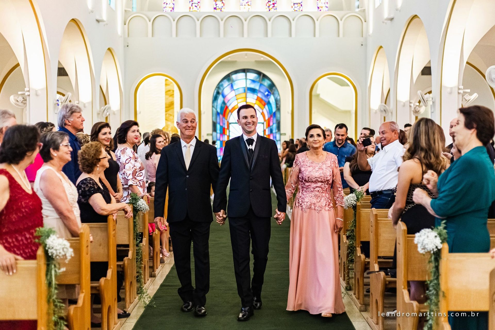 Casamento Anelise e Getúlio no espaço Villa's Evento