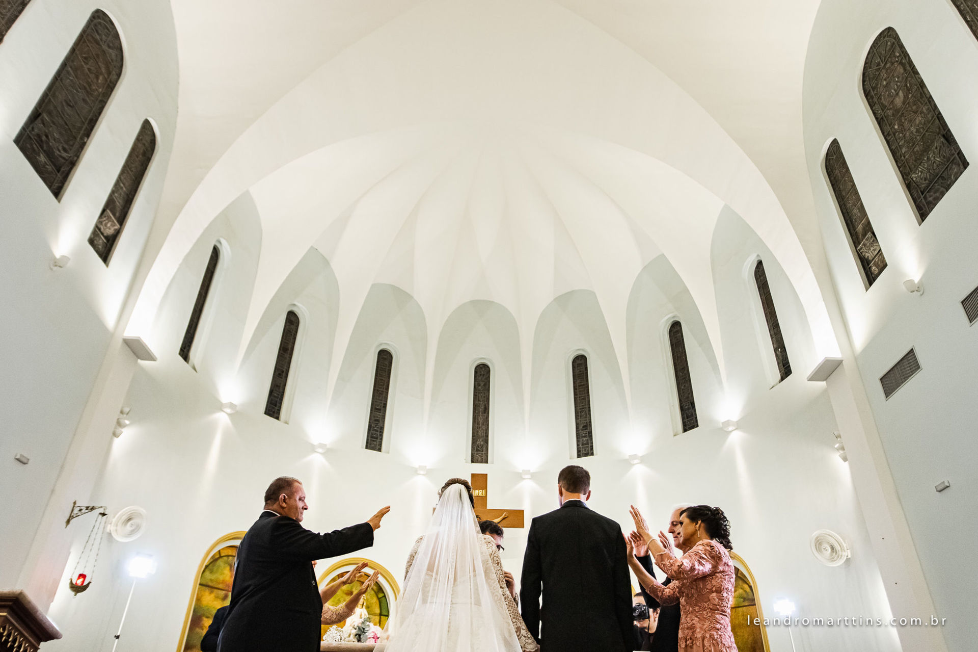 Casamento Anelise e Getúlio no espaço Villa's Evento